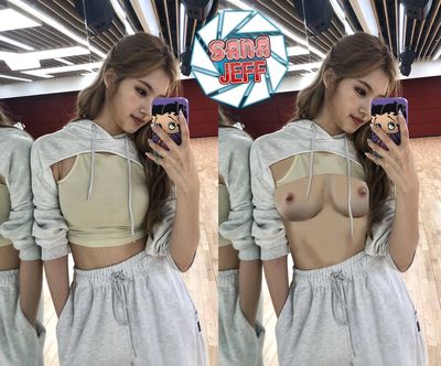 Sana - shows tits