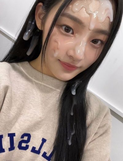 Minji - cum on face