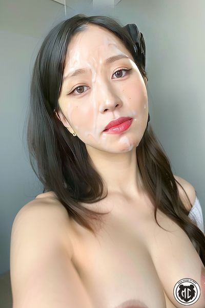 Mina - cum on face