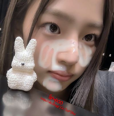 Minji - cum on face