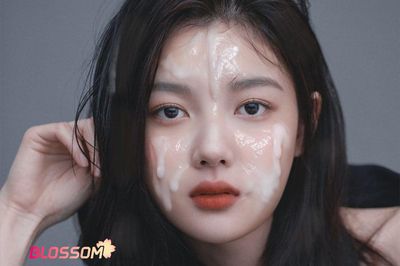 Kim Yoo-jung - cum on face