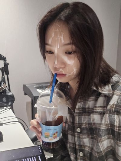 Chaewon - cum on face