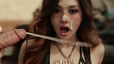 NingNing - cum on face