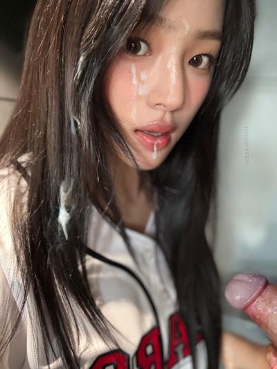 Minji - cum on face