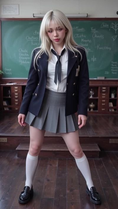 Karina - shows pussy